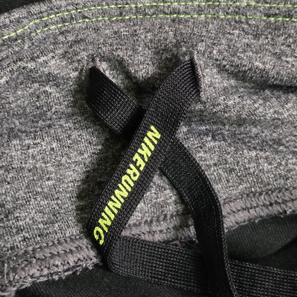 Nike Dri-FIT Leggings Women XS Black Gray Heather Stretch Training - Picture 4 of 8